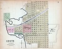 Crete, Nebraska State Atlas 1885